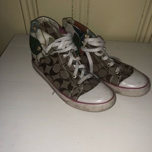 Vintage Coach high top shoes - SIZE 7
